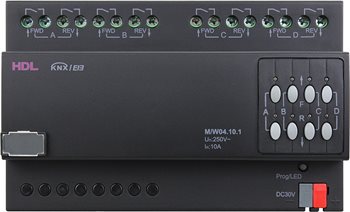 4 csatornás motoros KNX hajtómű HDL 